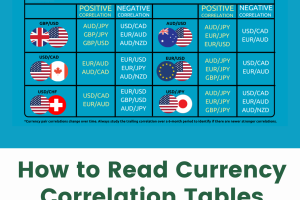 how to read currency correlation tables